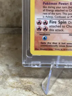 1999 Pokemon TCG Charizard Base Set Holo Unlimited Card -4/102 Non-shadowless - Image 4