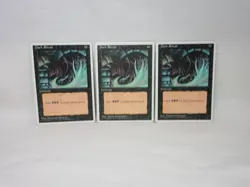 DARK RITUAL X3 MAGIC THE GATHERING 4TH EDITION 1995 VTG MTG CARD #445 - Image 2