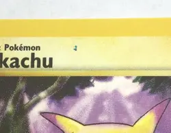 PIKACHU - 58/102 - BLUE INK DOT ERROR - Base Set - Pokemon Card - EXC - Image 2