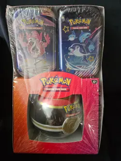 Pokemon TCG Scarlet & Violet Poke Ball And Paldean Fates Mini Tins - Image 1
