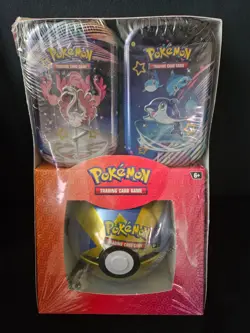 Pokemon TCG Scarlet & Violet Poke Ball And Paldean Fates Mini Tins - Image 1