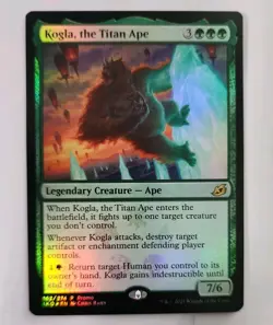 MTG Kogla, the Titan Ape Promo Pack: Ikoria Lair of Behemoths 162/274 foil promo - Image 1