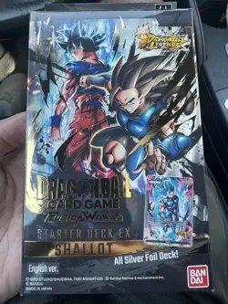 Dragon Ball Super Card Game Fusion World Starter Deck Shallot FS09 In Hand - Image 1