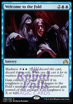 Welcome to the Fold 2x FOIL SOI MTG Shadows Over Innistrad Rare MINT blue - Image 1