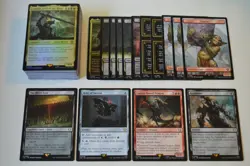 MTG CCG HOSTS OF MORDOR The Lord of the Rings Commander Complete Deck NM - Image 1
