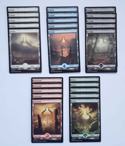 MTG Hour of Devastation - Full Art Lands NM 25(5 of Each) - Image 1