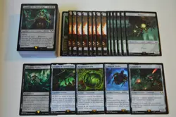MTG CCG NECRON DYNASTIES Warhammer 40 000 Commander Complete Deck NM - Image 1