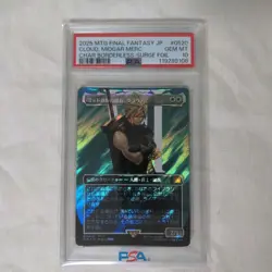 PSA10 MTG Magic-Gathering FF Cloud,Midgar Merc foil Japan Trading Card - Image 1