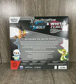 POKEMON TCG S&V 10.5 BLACK BOLT & WHITE FLARE POSTER COLLECTION BOX - NEW SEALED 196214129214 - Image 4