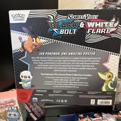 POKEMON TCG S&V 10.5 BLACK BOLT & WHITE FLARE POSTER COLLECTION BOX - NEW SEALED - Image 2