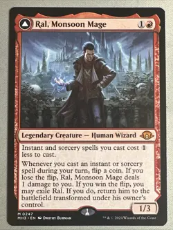 MTG / Ral, Monsoon Mage / MH3 / #247 / Regular / Mythic / NM - Image 1