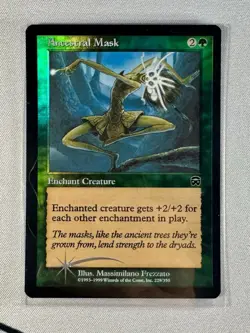ANCESTRAL MASK FOIL 1999 Mercadian Masques MTG Unplayed Near Mint Ships Same Day - Image 1