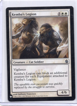Kemba's Legion 967/1104 The List LP Magic the Gathering MTG - Image 1