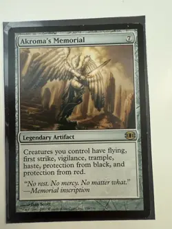 MTG Magic the Gathering Akroma's Memorial (159/180) Future Sight LP - Image 1