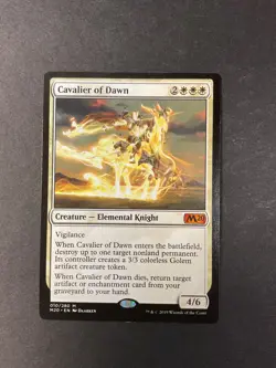 Cavalier of Dawn - M20 - Core Set 2020 - Magic the Gathering - MTG - Image 1