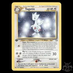 Togetic Holo #16/111 1st Edition Neo Genesis MP/Moderatly Played Pokemon 2000 - Image 1