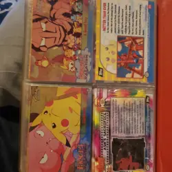 Pokemon 2000 vintage Topps/Movie cards NM/GM Holos Huge Lot Charizard Binder - Image 1