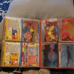 Pokemon 2000 vintage Topps/Movie cards NM/GM Holos Huge Lot Charizard Binder - Image 2