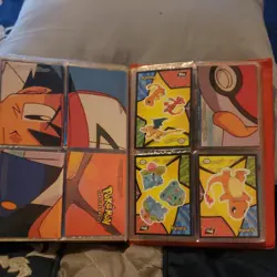 Pokemon 2000 vintage Topps/Movie cards NM/GM Holos Huge Lot Charizard Binder - Image 5