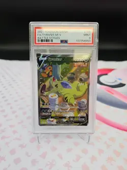 Pokemon Tyranitar v Alternate Art #155/163 Battles Styles, English, PSA 9 - Image 1