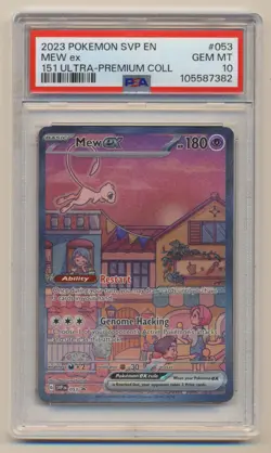 PSA 10 Pokemon SVP 151 UPC Black Star Promo Mew EX #053 GEM MINT Condition!! - Image 1