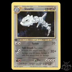 Steelix Holo #15/111 1st Edition Neo Genesis LP/Lightly Played Pokemon 2000 - Image 1