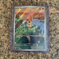 Pokemon TCG Victini 208 Sv: Scarlet & Violet Promo Cards Holo NM/M! "B" - Image 1