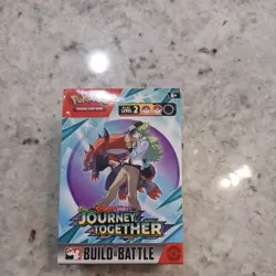 Factory Sealed Pokemon Journey Together Build and Battle Box SV09 4 Packs Promo - Image 1