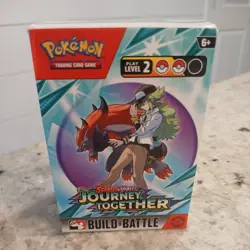 Factory Sealed Pokemon Journey Together Build and Battle Box SV09 4 Packs Promo - Image 4