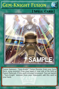 BLMM-EN160 Gem-Knight Fusion Alt Art Secret Rare YuGiOh Preorder - Image 1