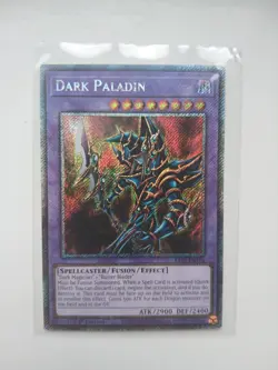 Yugioh Dark Paladin RA03-EN126 Platinum Secret Rare - Image 1