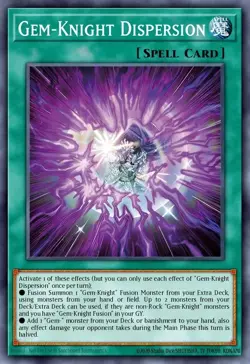 BLMM-EN023 Gem-Knight Dispersion Secret Rare YuGiOh Preorder - Image 1