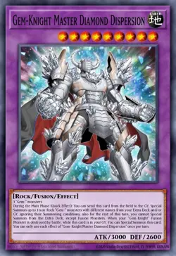 BLMM-EN020 Gem-Knight Master Diamond Dispersion Secret Rare YuGiOh Preorder - Image 1