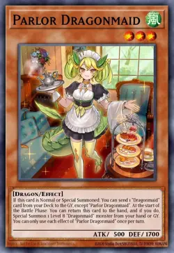 BLMM-EN060 Parlor Dragonmaid Emblazoned Ultra Rare YuGiOh Preorder - Image 1