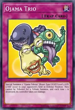 BLMM-EN010 Ojama Trio Chibi Art Secret Rare YuGiOh Preorder - Image 1