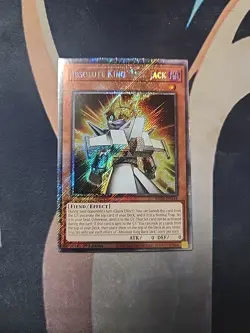 Absolute King Back Jack 1st Edition Platinum Secret Rare RA04-EN244 NM Yugioh - Image 1