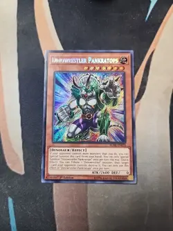 Dinowrestler Pankratops BLHR-EN070 Secret Rare 1st Ed NM Yugioh - Image 1
