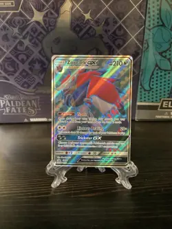 Pokemon Card ZOROARK SM84 PROMO GX Full Art FA Sun & Moon FR - Image 1