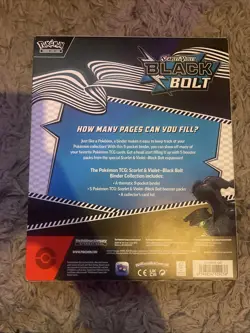Pokemon Black Bolt Binder Collection - Image 2