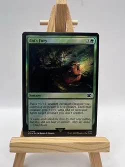 MTG Ent's Fury 0164 Foil Lord of the Rings LP Magic The Gathering 2023 - Image 1