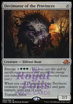 Decimator of the Provinces 1x FOIL EMN MTG Eldritch Moon Mythic MINT colorless - Image 1