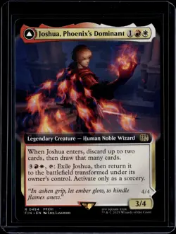 MTG: FINAL FANTASY #494 Joshua, Phoenix's Dominant (Extended Art) - Image 1