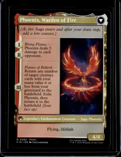 MTG: FINAL FANTASY #494 Joshua, Phoenix's Dominant (Extended Art) - Image 2