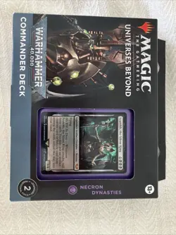 (SEALED, New) Necron Dynasties MTG/Warhammer 40K Commander Deck Regular ENG - Image 1