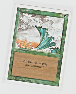 Magic the Gathering ~ MTG ~ 1x Tsunami ~ 3rd Edition ~ M/NM ~ REVISED - Image 1