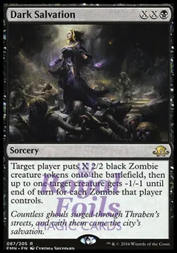 Dark Salvation 1x FOIL EMN MTG Eldritch Moon Rare MINT black - Image 1