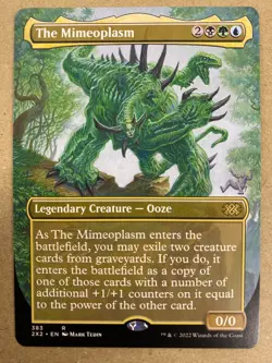 MTG 1x BORDERLESS The Mimeoplasm # 383 Double Masters Magic the Gathering x1 NM - Image 1