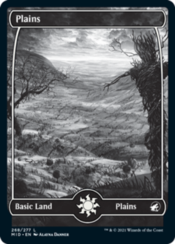 Plains (268) - Foil NM, English MTG Innistrad: Midnight Hunt - Image 1