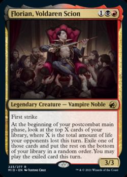 Florian, Voldaren Scion NM, English MTG Innistrad: Midnight Hunt - Image 1