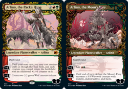 Arlinn, the Pack's Hope // Arlinn, the Moon's Fury - Showcase NM, English MTG In - Image 1